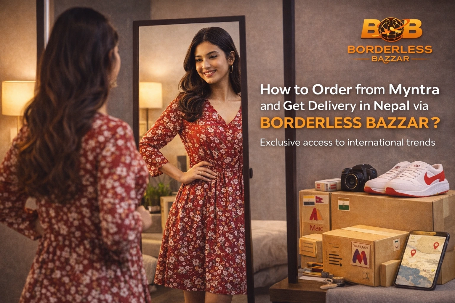 How to Order from Myntra and Get Delivery in Nepal via Borderless Bazzar